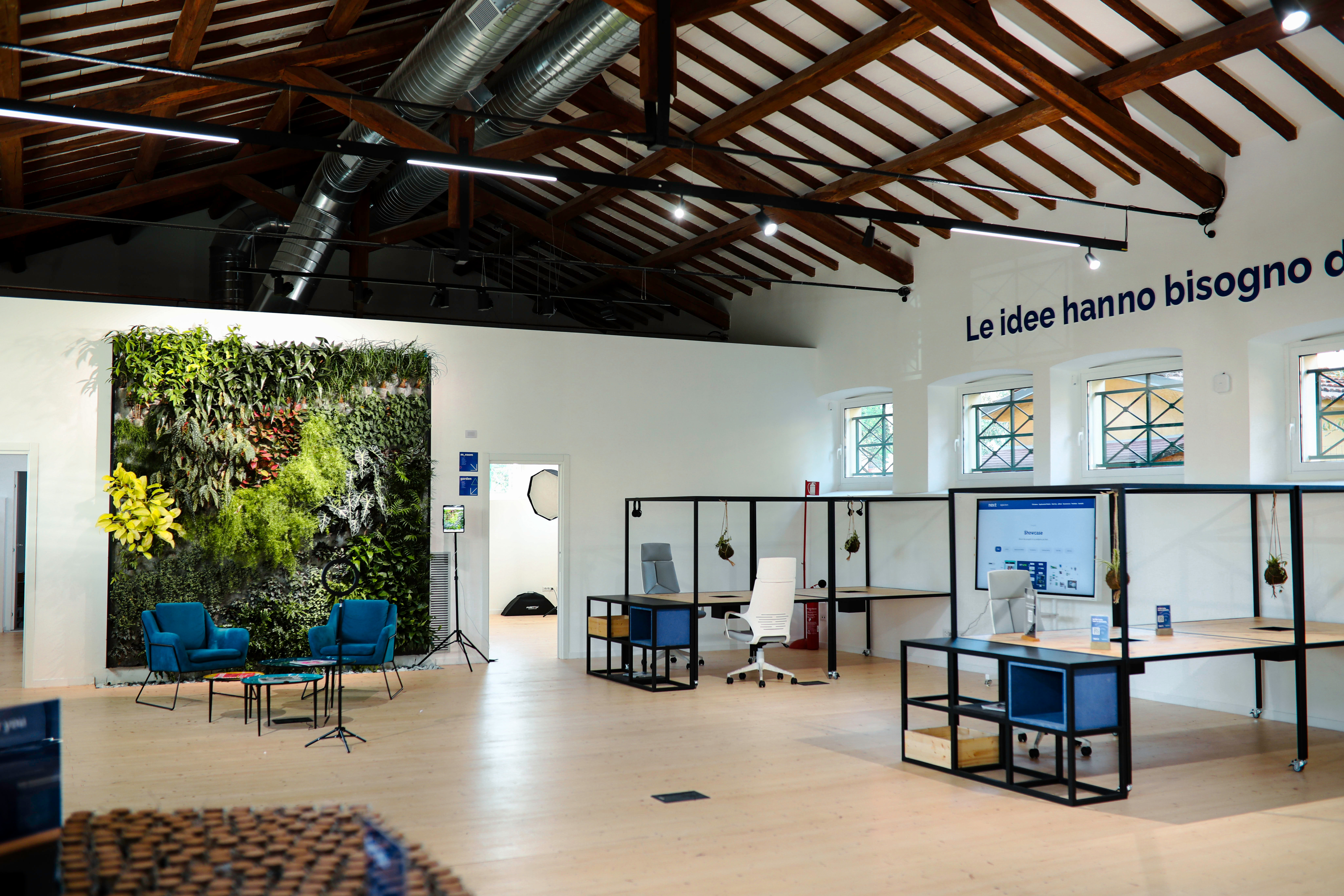 UI card displaying energy consumption data on a light fabric background